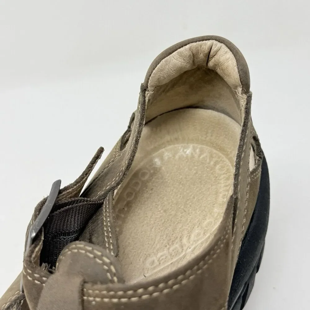 Keen Fisherman Sandals Mens 12 Brown Leather Buckle Strap Closed Toe Hiking